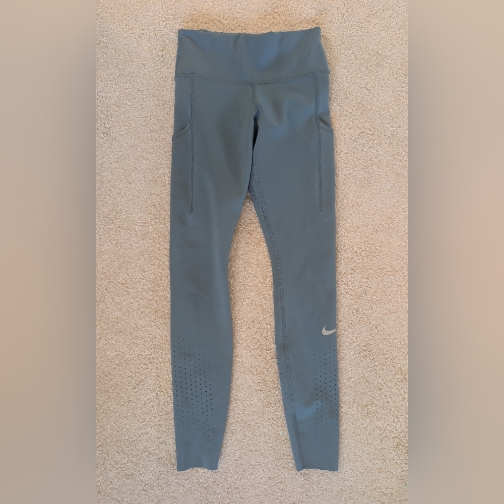 Nike Epic Luxe Running Slate Blue Leggings